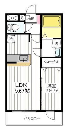 八乙女駅 徒歩6分 5階の物件間取画像